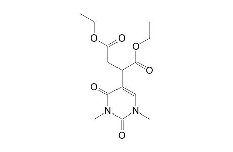 ETHYL-3-(ETHOXYCARBONYL)-3-(1,2,3,4-TETRAHYDRO-1,3-DIMETHYL-2,4-DIOXOPYRIMIDIN-5-YL)-PROPANOATE