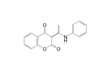 3-(1-anilinoethylidene)-2,4-chromandione