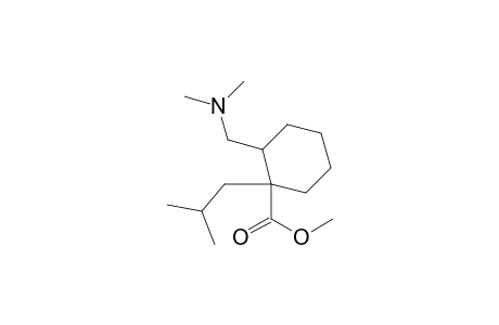 Methyl 2-[(dimethylamino)methyl]-1-isobutylcyclohexane-1-carboxylate