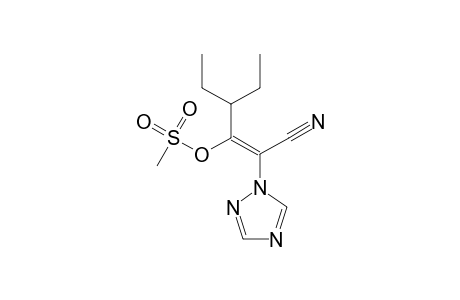 1H-1,2,4-Triazole-1-acetonitrile, alpha-[2-ethyl-1-[(methylsulfonyl)oxy]butylidene]-