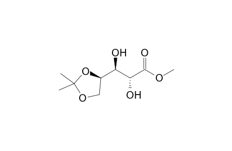 Methyl 4,5-O-isopropylidene-D-ribonate