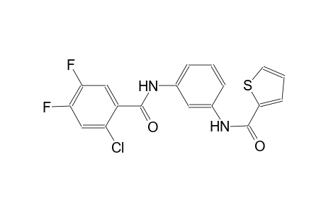 Thiophene-2-carboxamide, N-[3-(2-chloro-4,5-difluorobenzoylamino)phenyl]-