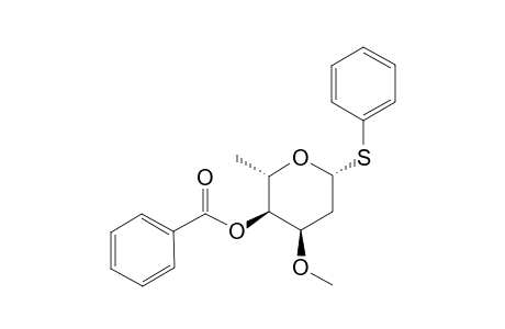 PHENYL-4-O-BENZOYL-2,6-DIDEOXY-3-O-METHYL-1-THIO-BETA-L-RIBO-HEXOPYRANOSIDE