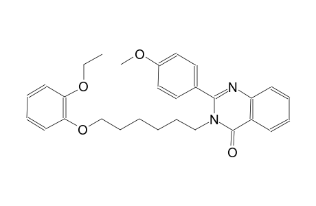 3-[6-(2-ethoxyphenoxy)hexyl]-2-(4-methoxyphenyl)-4(3H)-quinazolinone