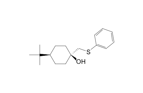 4-tert-Butyl-1-[(phenylsulfanyl)methyl]cyclohexanol