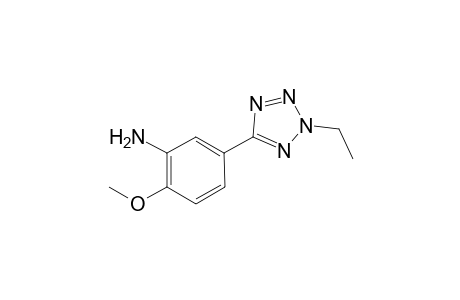 Benzenamine, 5-(2-ethyl-2H-1,2,3,4-tetrazol-5-yl)-2-methoxy-