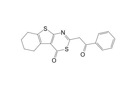 2-Phenacyl-5,6,7,8-tetrahydro-4H-[1]benzothieno[2,3-d]-(1,3)-thiazin-4-one