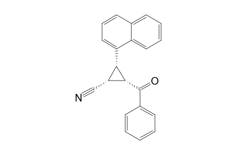 (1R*,2S*,3S*)-2-Benzoyl-3-(1-naphthyl)cyclopropanecarbonitrile