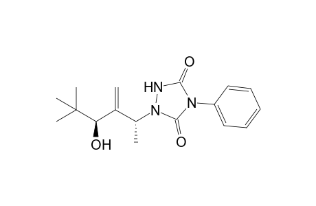 1-[(1R)-2-[(1S)-1-hydroxy-2,2-dimethyl-propyl]-1-methyl-allyl]-4-phenyl-urazole