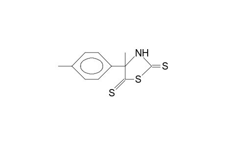 4-Methyl-4-(4-tolyl)-thiazolidine-2,5-dithione