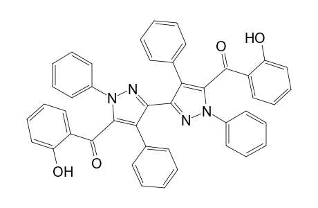 5,5'-Di(2-hydroxybenzoyl)-1,1',4,4'-tetraphenyl-3,3'-bipyrazole