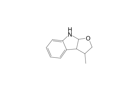 2H-Furo[2,3-b]indole, 3,3a,8,8a-tetrahydro-3-methyl-