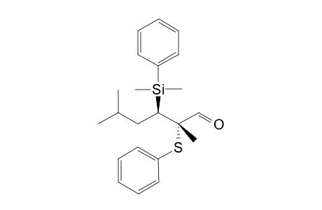 (2S,3R)-3-[dimethyl(phenyl)silyl]-2,5-dimethyl-2-(phenylthio)hexanal