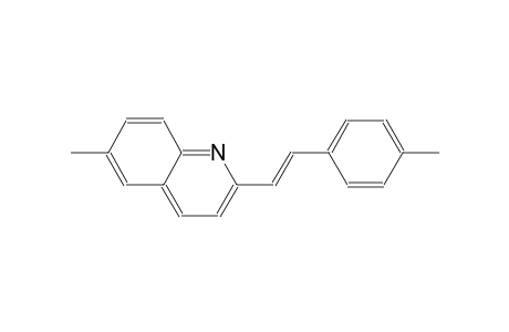 quinoline, 6-methyl-2-[(E)-2-(4-methylphenyl)ethenyl]-