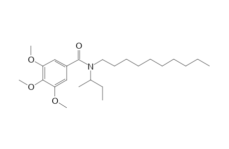 Benzamide, 3,4,5-trimethoxy-N-(2-butyl)-N-decyl-