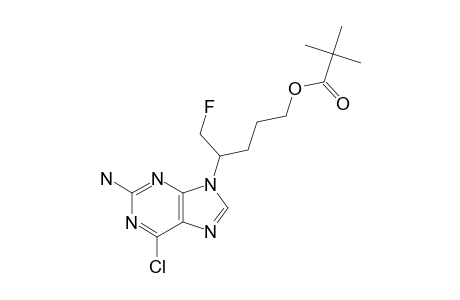 2-AMINO-6-CHLORO-9-(1'-FLUORO-5'-PIVALOYLOXYPENTAN-2'-YL)-9H-PURINE