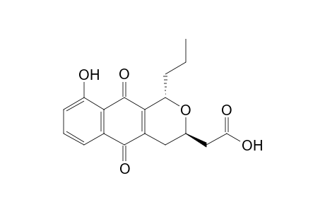 (+-)-epideoxyfrenolicin