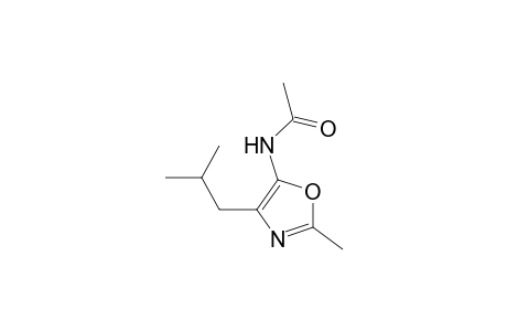 2-Methyl-4-isobutyl-5-acetamidooxazole