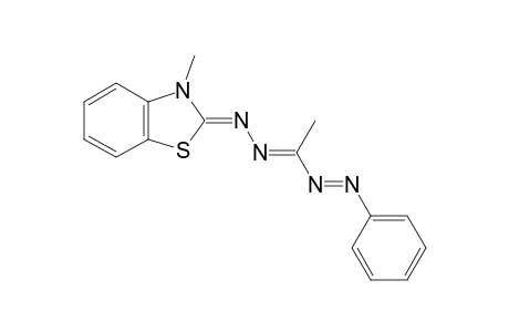 1-PHENYL-3-METHYL-5-(3-METHYL-2-BENZOTHIAZOLYLIDENE)-FORMAZANE