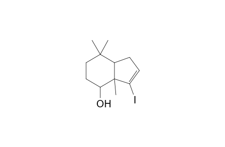 (4aS,7SR,7aSR)-7-Hydroxy-1-iodo-4,4,7a-trimethyl-4,4a,5,6,7,7a-hexahydro-3H-indene