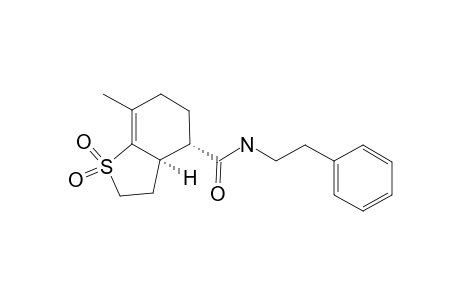 N-PHENETHYL-7-METHYL-2,3,3A,4,5,6-HEXAHYDRO-1-BENZOTHIOPHENE-4-CARBOXAMIDE_1,1-DIOXIDE