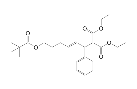Diethyl 6-pivaloxy-1-phenyl-2-hexenylmalonate