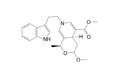 methyl (1S,4aS)-7-[2-(1H-indol-3-yl)ethyl]-3-methoxy-1-methyl-1H,3H,4H,4aH,7H-pyrano[3,4-c]pyridine-5-carboxylate
