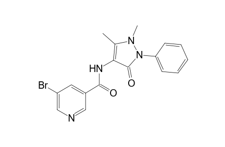 5-Bromo-N-(1,5-dimethyl-3-oxo-2-phenyl-2,3-dihydro-1H-pyrazol-4-yl)pyridine-3-carboxamide