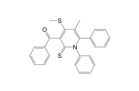 (5-methyl-4-methylsulfanyl-1,6-diphenyl-2-sulfanylidene-pyridin-3-yl)-phenyl-methanone