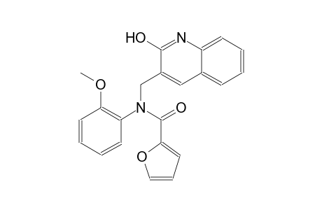 N-[(2-hydroxy-3-quinolinyl)methyl]-N-(2-methoxyphenyl)-2-furamide