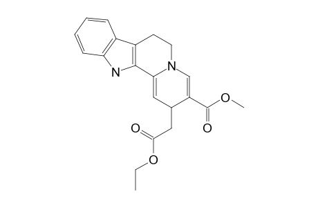 2-(2-ethoxy-2-keto-ethyl)-2,6,7,12-tetrahydropyrido[6,1-a]$b-carboline-3-carboxylic acid methyl ester