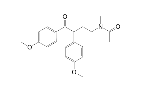 N-(3,4-Bis(4-methoxyphenyl)-4-oxobutyl)-N-methylacetamide