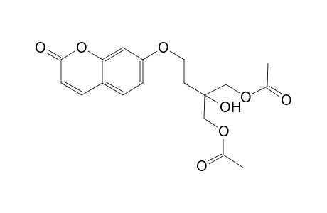 2-(Acetoxymethyl)-2-hydroxy-4-[(2-oxo-2H-1-benzopyran-7-yl)oxy]butyl Acetate