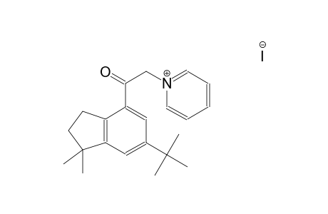 1-[2-(6-tert-butyl-1,1-dimethyl-2,3-dihydro-1H-inden-4-yl)-2-oxoethyl]pyridinium iodide