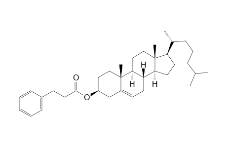 Hydrocinnamic acid, cholesteryl ester