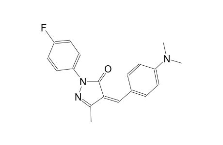 (4Z)-4-[4-(dimethylamino)benzylidene]-2-(4-fluorophenyl)-5-methyl-2,4-dihydro-3H-pyrazol-3-one
