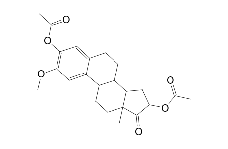 Estra-1,3,5(10)-trien-17-one, 3,16-bis(acetyloxy)-2-methoxy-, (16.alpha.)-