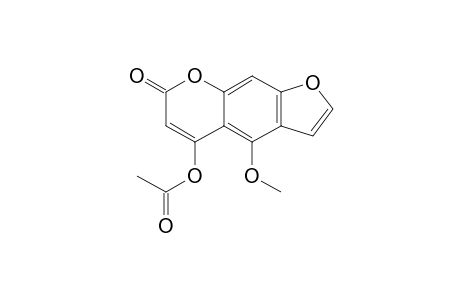(4-methoxy-7-oxidanylidene-furo[3,2-g]chromen-5-yl) ethanoate