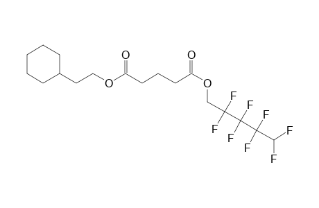 Glutaric acid, 2-(cyclohexyl)ethyl 2,2,3,3,4,4,5,5-octafluoropentyl ester