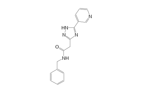 1H-1,2,4-triazole-3-acetamide, N-(phenylmethyl)-5-(3-pyridinyl)-