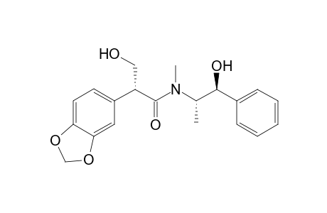 (R)-2-Benzo[1,3]dioxol-5-yl-3-hydroxy-N-((1S,2S)-2-hydroxy-1-methyl-2-phenyl-ethyl)-N-methyl-propionamide