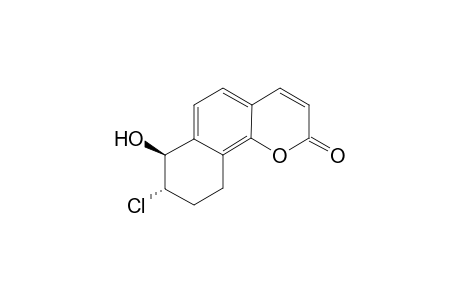 (7S,8S)-8-Chloro-7-hydroxy-7,8,9,10-tetrahydro-benzo[h]chromen-2-one