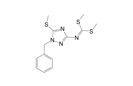 DIMETHYL-(2-BENZYL-3-METHYLTHIO-2H-1,2,4-TRIAZOL-5-YL)-IMINODITHIOCARBONATE