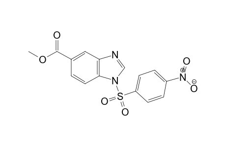 Methyl 1-(4-nitrophenyl)sulfonylbenzimidazole-5-carboxylate