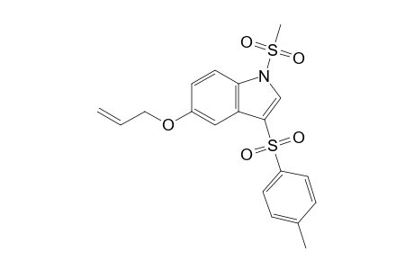 5-Allyloxy-1-methanesulfonyl-3-(4-toluenesulfonyl)-1H-indole