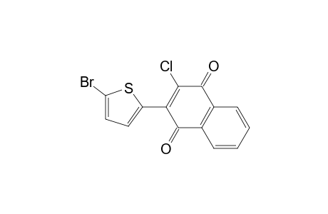 1,4-Naphthalenedione, 2-(5-bromo-2-thienyl)-3-chloro-