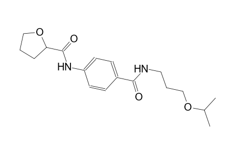 N-(4-{[(3-isopropoxypropyl)amino]carbonyl}phenyl)tetrahydro-2-furancarboxamide
