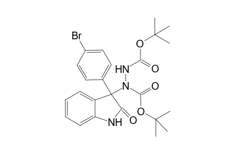 Di-tert-butyl 1-(3-(4-bromophenyl)-2-oxoindolin-3-yl)hydrazine-1,2-dicarboxylate