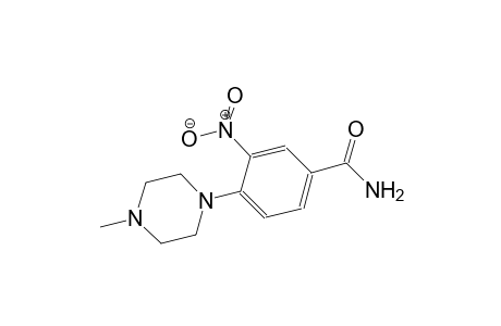 4-(4-methyl-1-piperazinyl)-3-nitrobenzamide