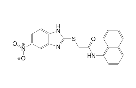 N-(1-naphthyl)-2-[(5-nitro-1H-benzimidazol-2-yl)sulfanyl]acetamide